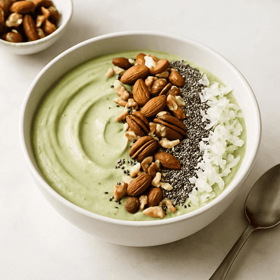Coconut Cream Smoothie with Nuts